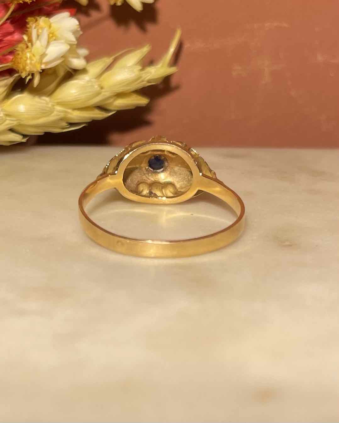 Bague Art - Déco Saphirs 1940&