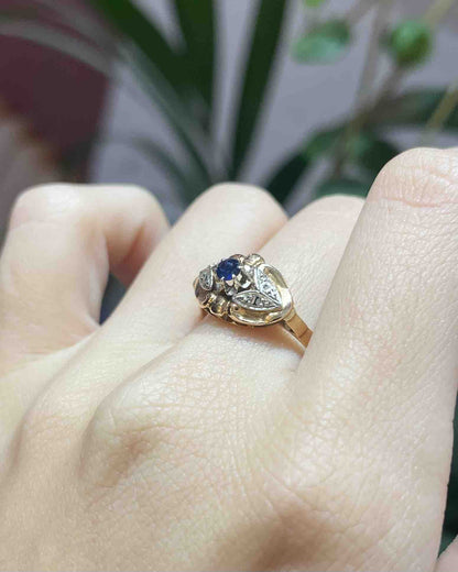 Bague Art - Déco Saphirs 1940&