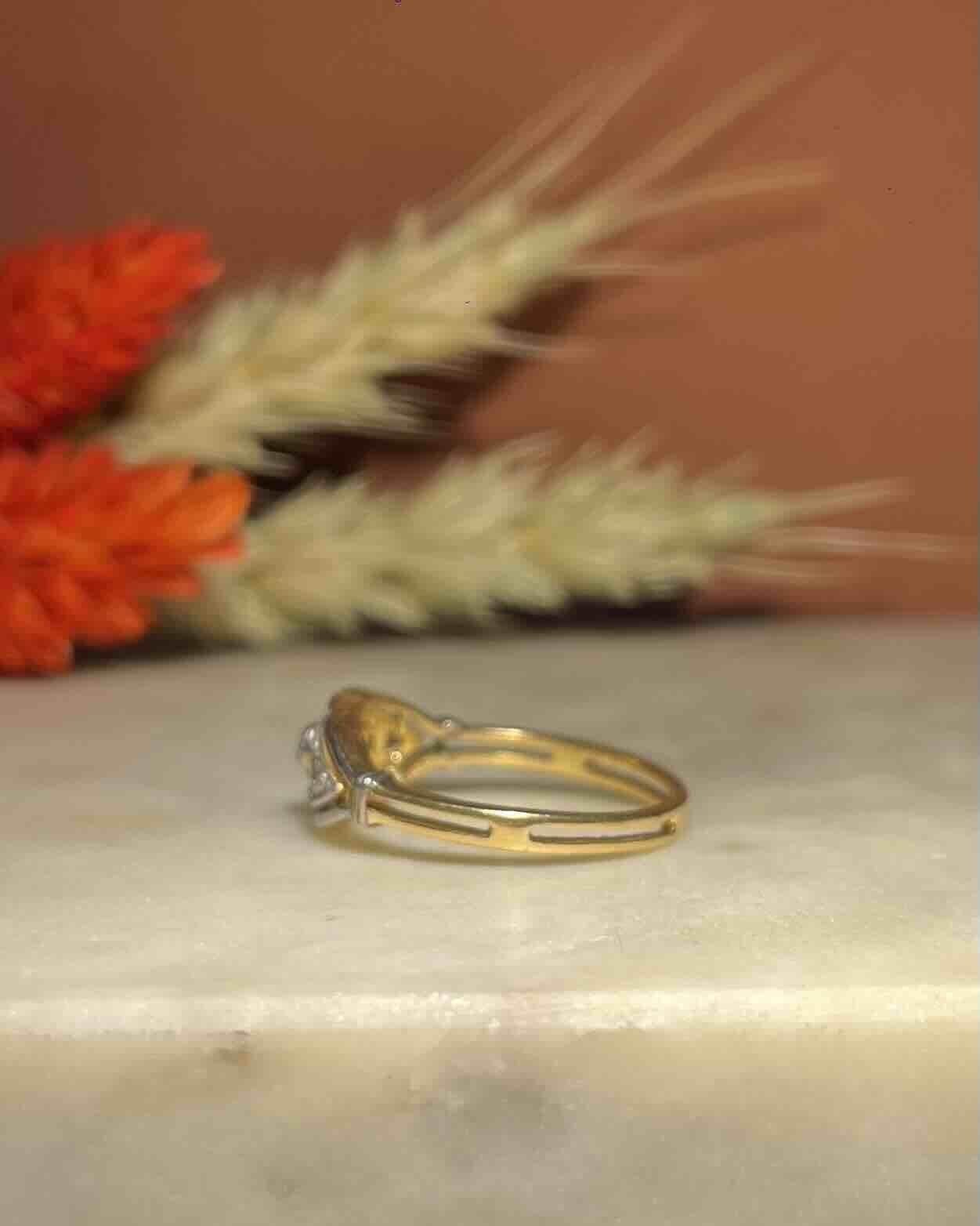Bague Art - Déco Saphirs &amp; Diamants "Elaina" - Elliade Paris