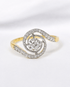 Bague Art-Déco Tourbillon Diamants "Amina" - Elliade Paris