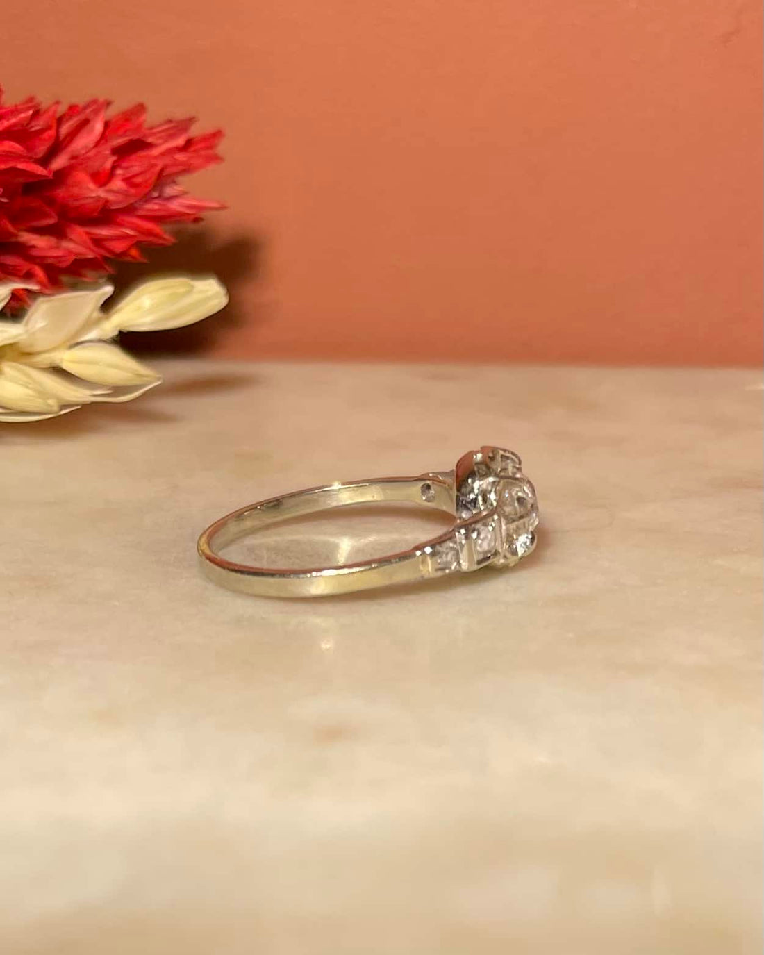 Bague Art déco Diamants Vintage &quot;Hedda&quot;