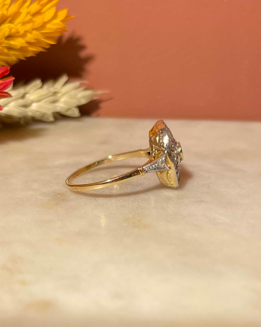 Bague Art-Déco 13 Diamants &quot;Blandine&quot;