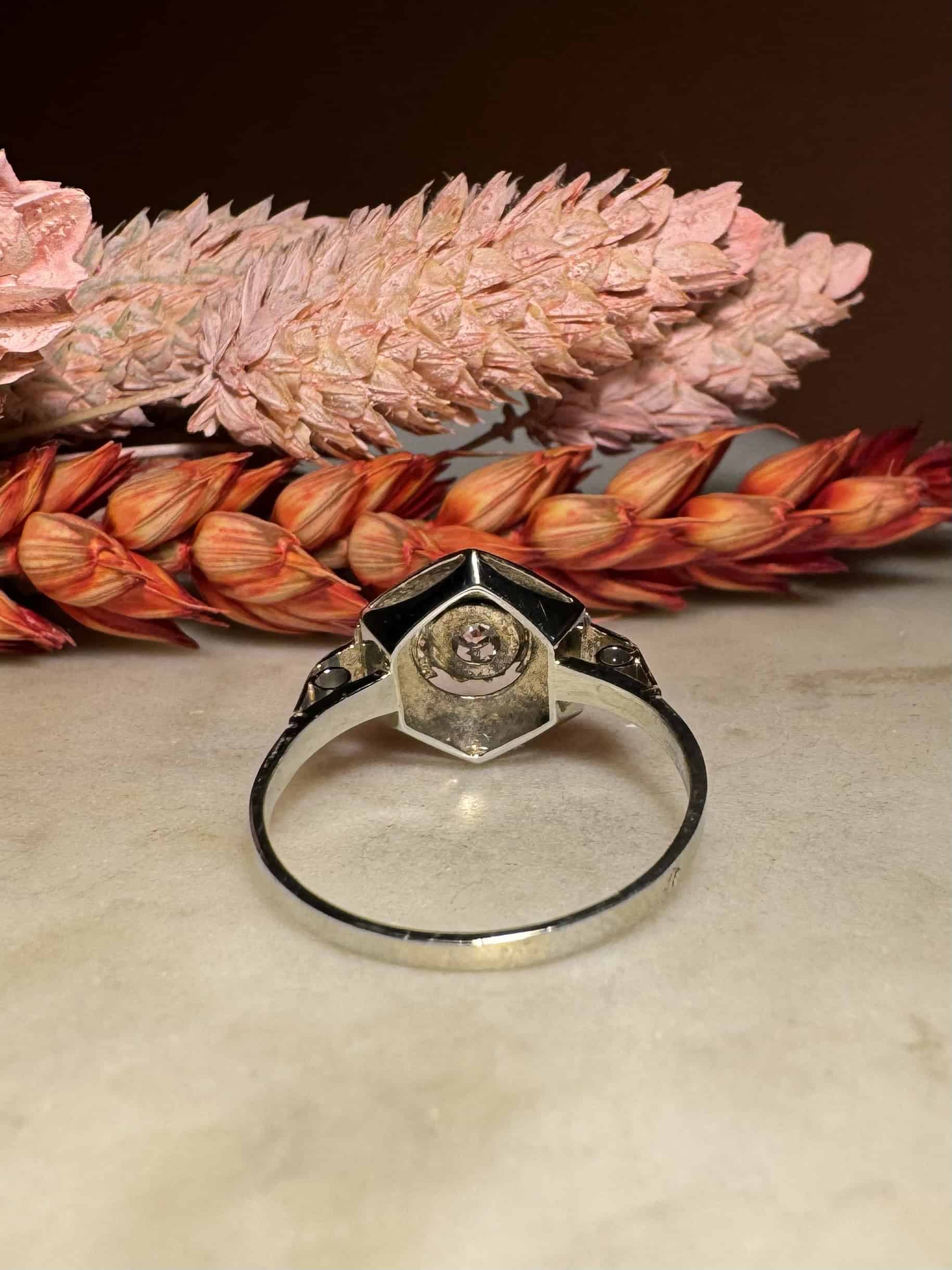 Bague Art-déco Diamant &quot;Siham&quot;