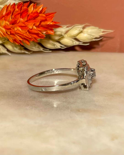Bague Vintage Art-Déco Diamants &quot;Arielle&quot;
