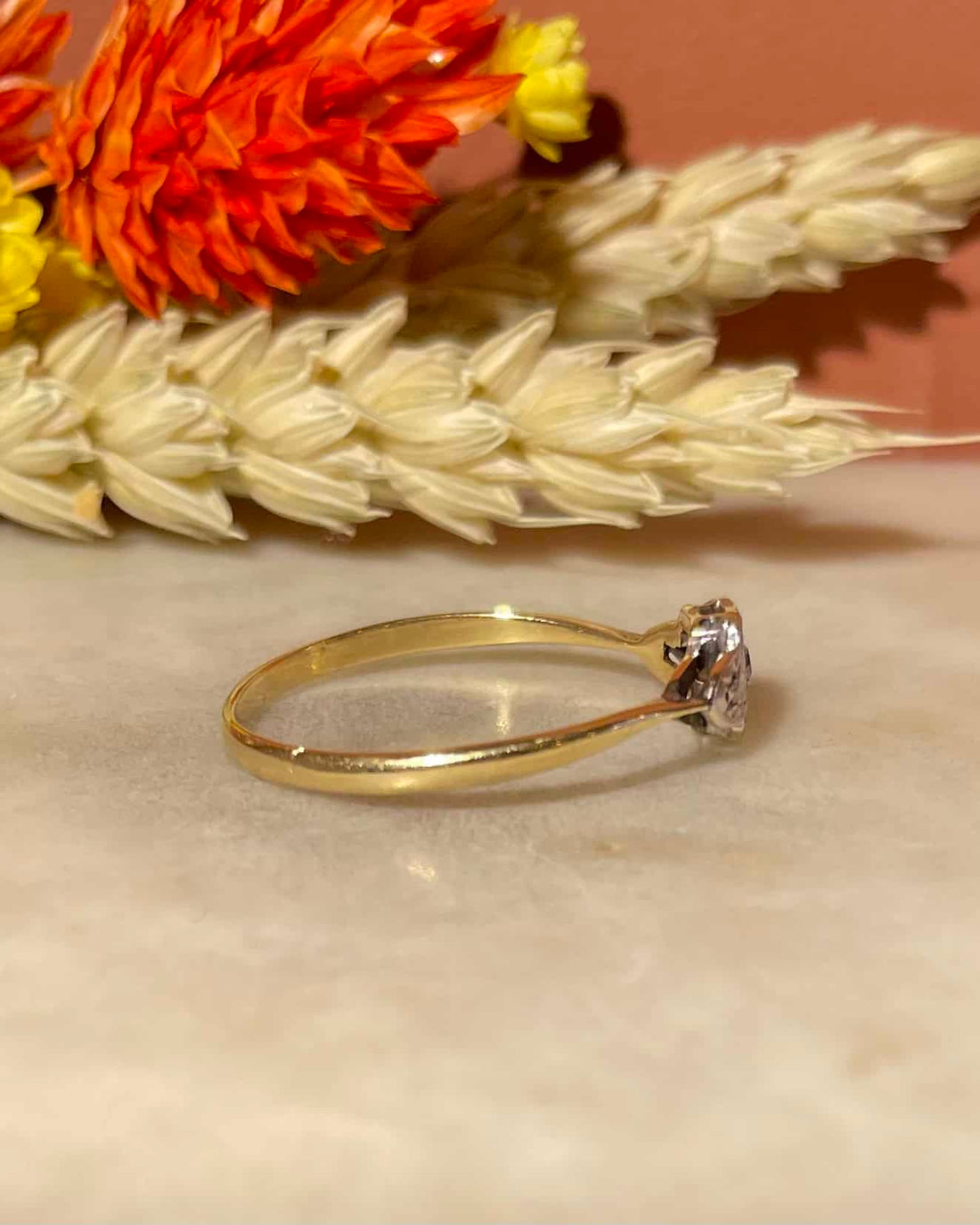 Bague vintage Art Déco Diamants &quot;Romy&quot;