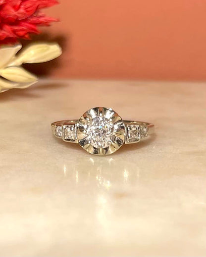 Bague Art déco Diamants Vintage &quot;Hedda&quot;