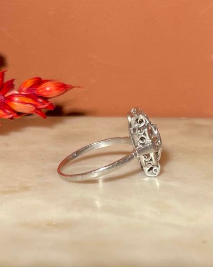 Bague Art-Déco Diamants 0.49 carat &quot;Gitroïna&quot;