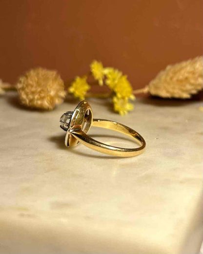 Bague Art-déco Étoile Diamants &quot;Ophélia&quot;