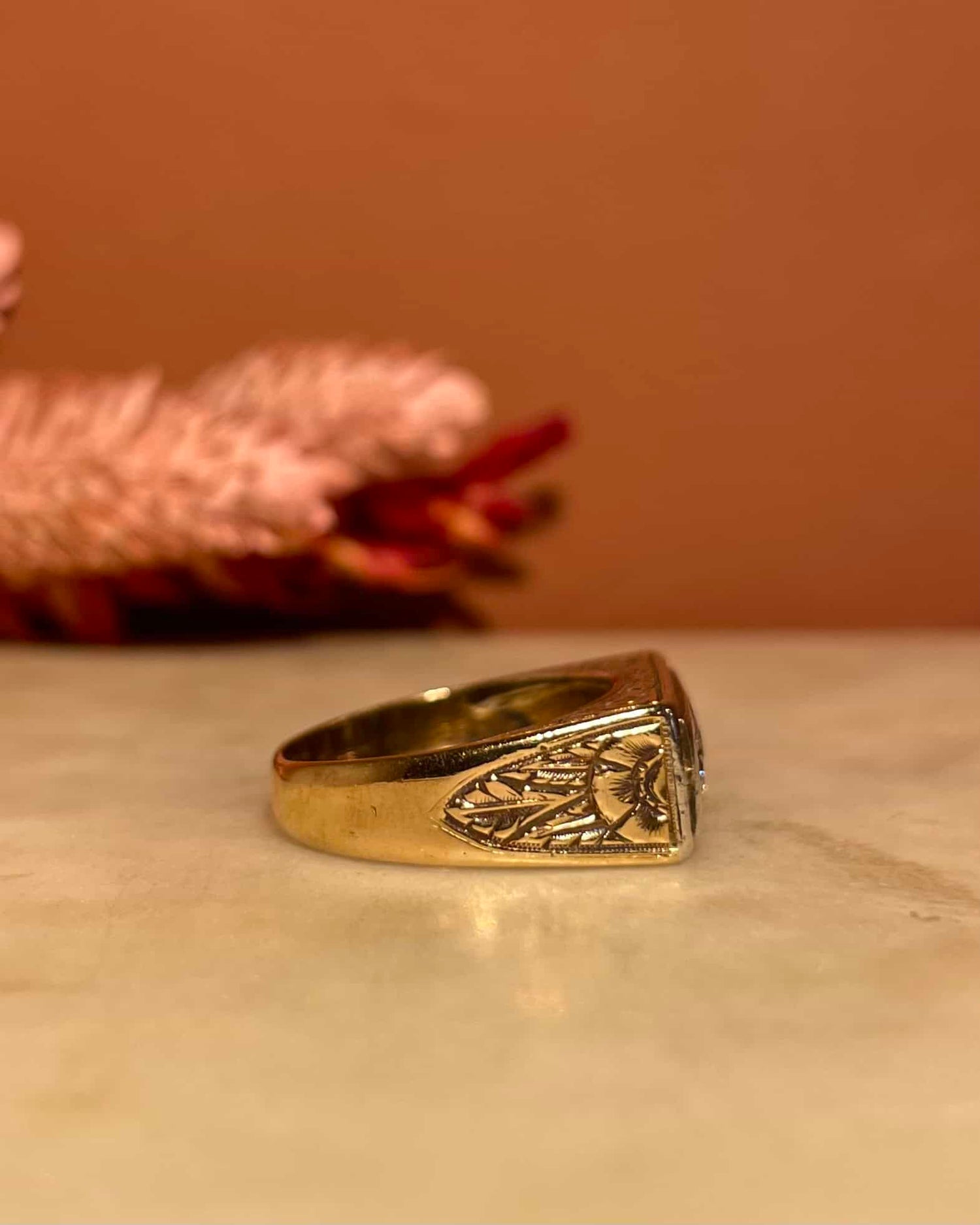 Bague Art Déco Saphir &amp; Diamants &quot;Lydia&quot;