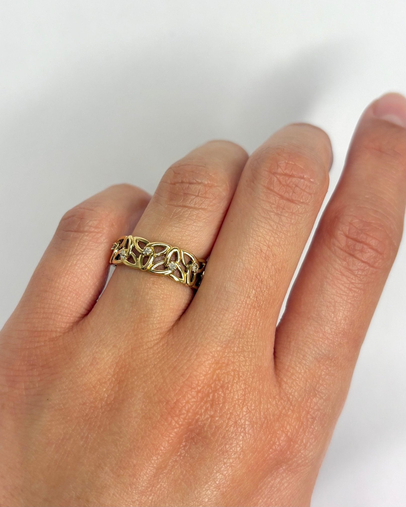 Bague Bandeau Diamants "Iris" - Elliade Paris