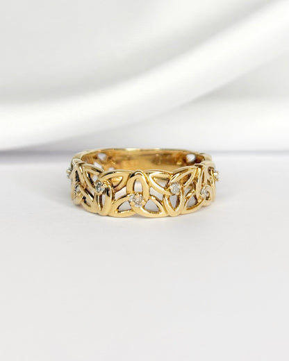 Bague Bandeau Diamants "Iris" - Elliade Paris