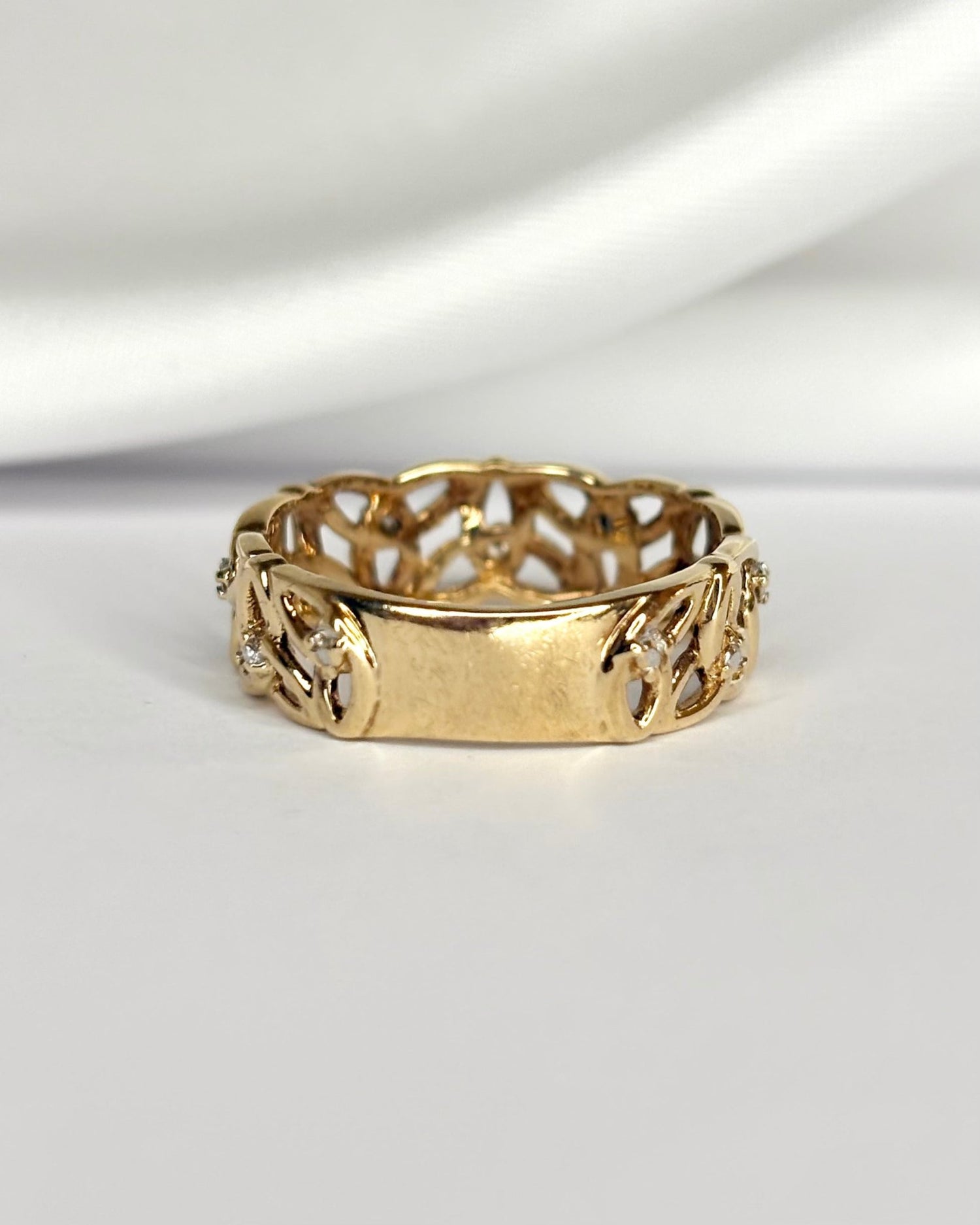 Bague Bandeau Diamants "Iris" - Elliade Paris