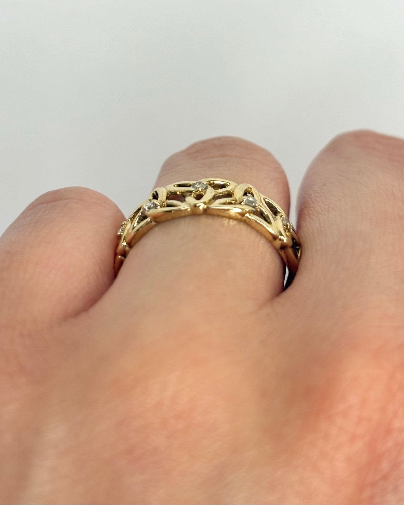 Bague Bandeau Diamants "Iris" - Elliade Paris