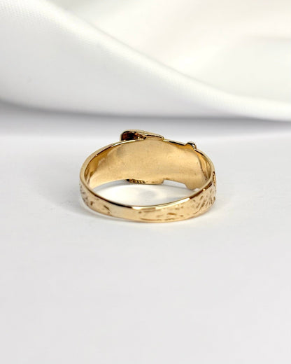 Bague Bandeau Or Jaune "Emilie" - Elliade Paris