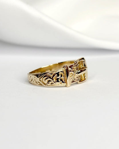 Bague Bandeau Or Jaune "Emilie" - Elliade Paris