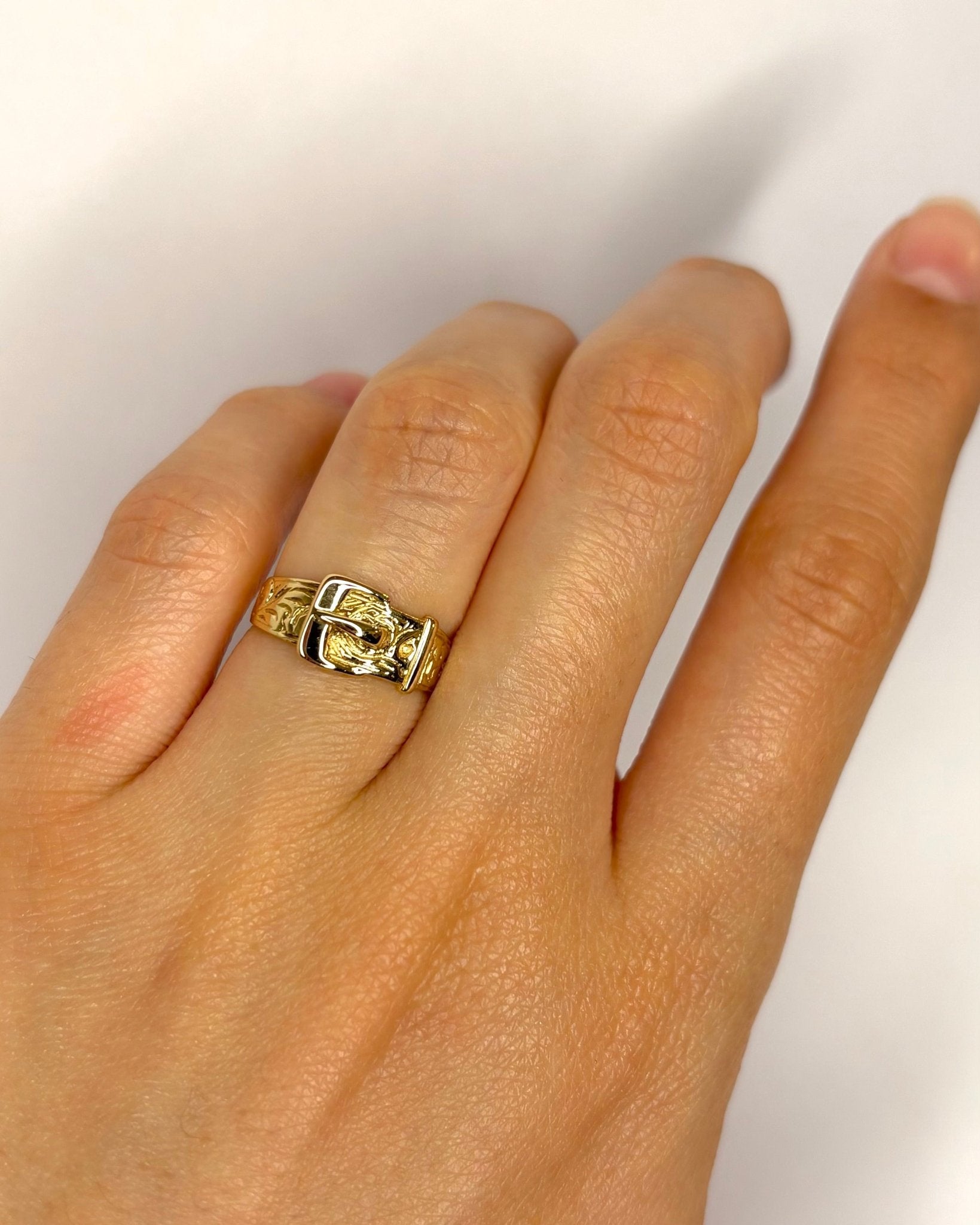 Bague Bandeau Or Jaune "Emilie" - Elliade Paris