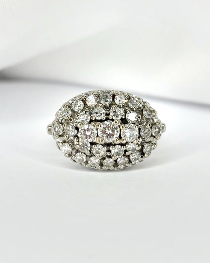 Bague Boule Diamants 1.65 carat &quot;Emmy&quot; - Elliade Paris