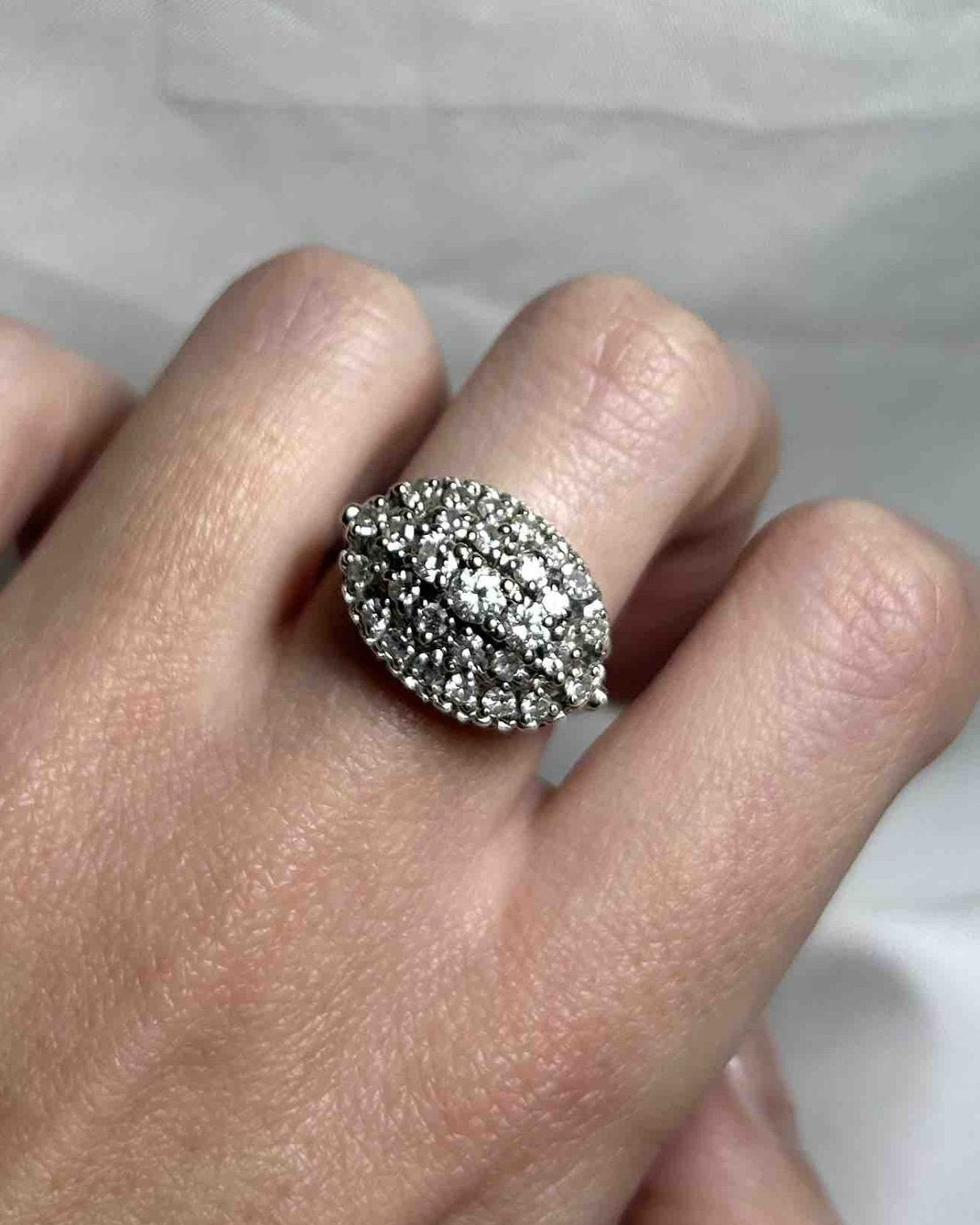 Bague Boule Diamants 1.65 carat &quot;Emmy&quot; - Elliade Paris