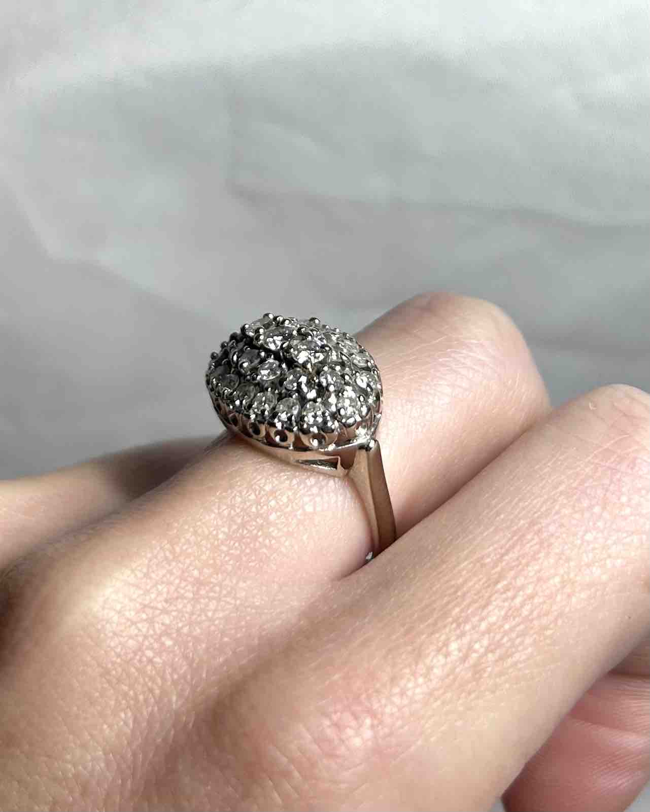 Bague Boule Diamants 1.65 carat &quot;Emmy&quot; - Elliade Paris