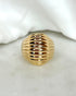 Bague Boule Or Jaune 18 carats 11.22 g signée JRoca - Elliade Paris