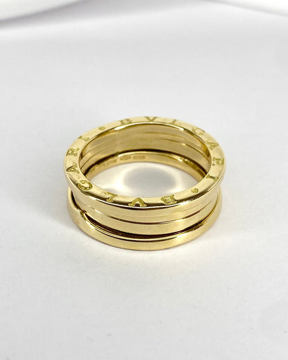 Bague Bulgari Or Jaune 9.39g "B zero 1" - Elliade Paris