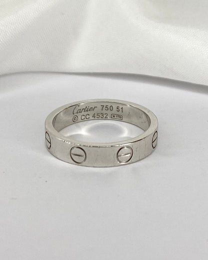 Bague Cartier Love Or Gris - Elliade Paris