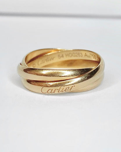 Bague Cartier Or Jaune "Trinity" - Elliade Paris