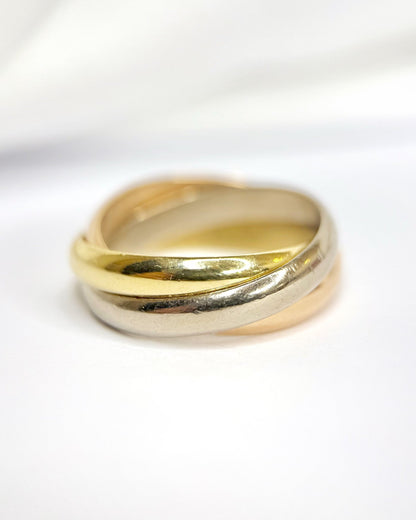 Bague Cartier Trois Ors 9.27g "Trinity" - Elliade Paris