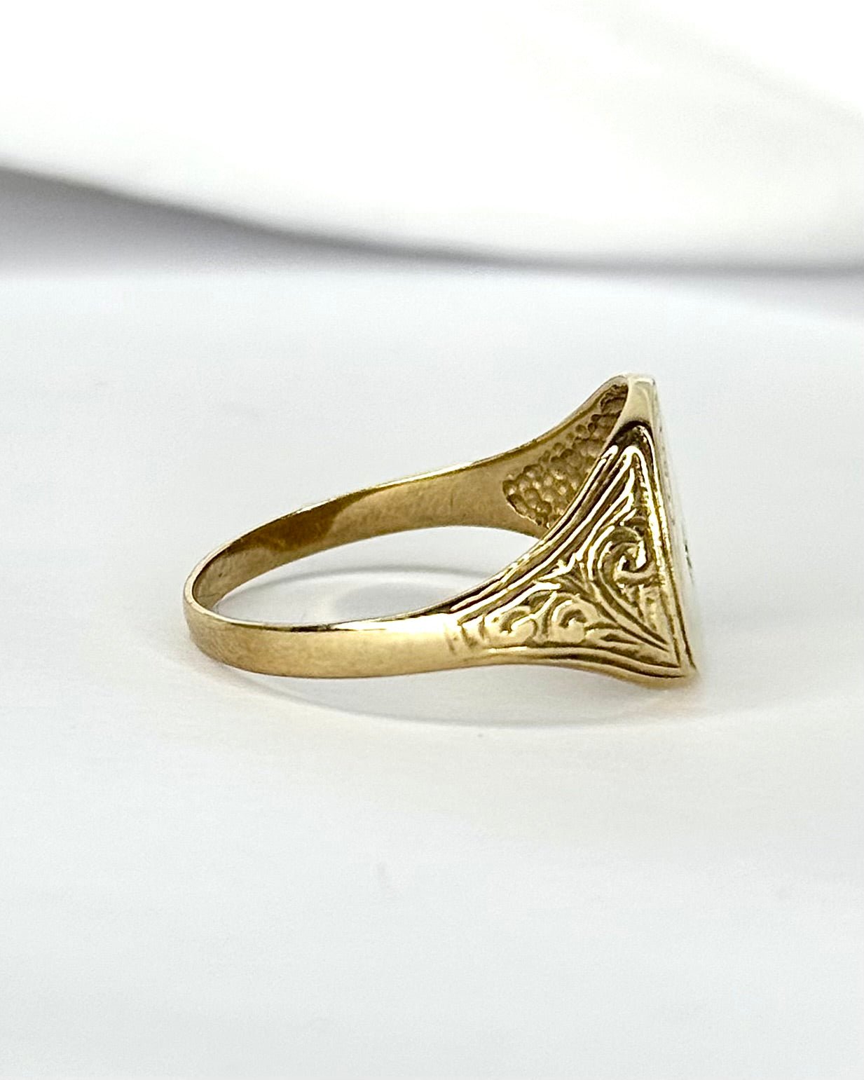 Bague Chevalière Diamant "Louis" - Elliade Paris