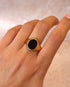 Bague Chevalière Jaspe Sanguin "Esma" - Elliade Paris