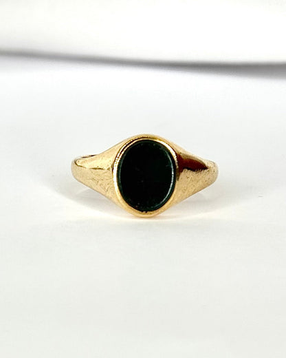 Bague Chevalière Jaspe Sanguin "Simon" - Elliade Paris