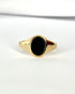 Bague Chevalière Jaspe Sanguin "Simon" - Elliade Paris