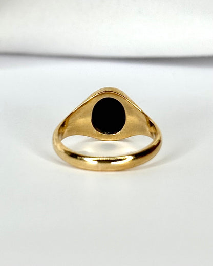 Bague Chevalière Jaspe Sanguin "Simon" - Elliade Paris