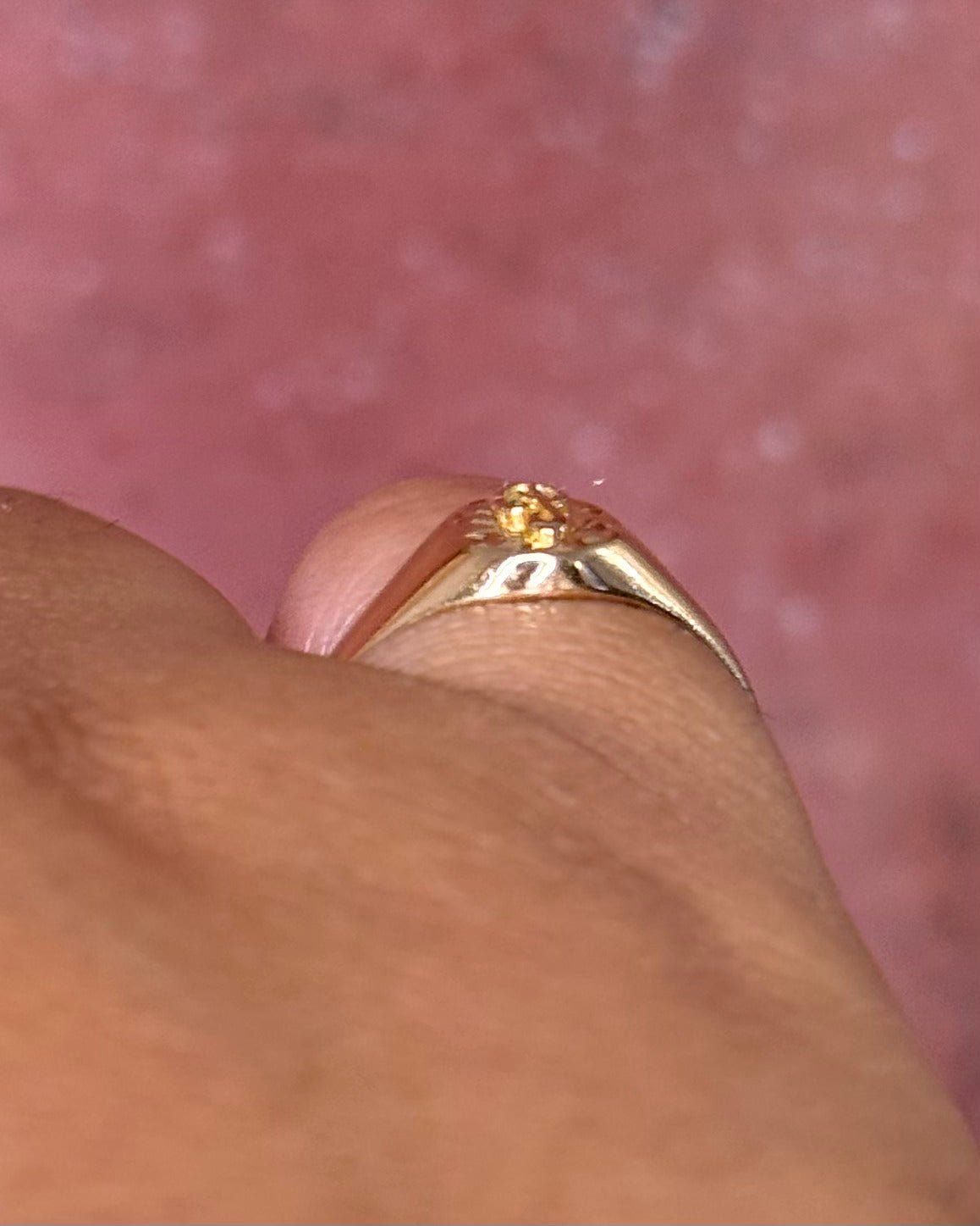 Bague Chevalière Or Jaune 1,47g "Pascale" - Elliade Paris