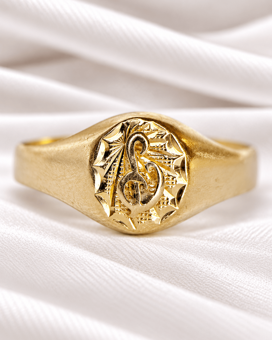 Bague Chevalière Or Jaune 1,47g "Pascale" - Elliade Paris