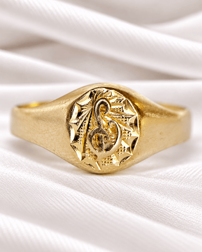 Bague Chevalière Or Jaune 1,47g "Pascale" - Elliade Paris