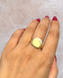 Bague Chevalière Or Jaune "Emilia" - Elliade Paris
