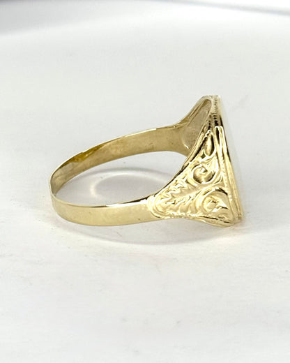 Bague Chevalière Or Jaune "Emilia" - Elliade Paris