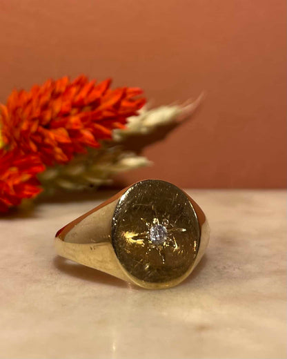 Chevalière Étoilé  Diamant &quot;Asma&quot;