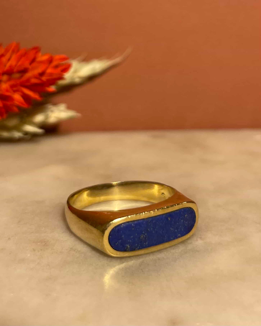 Bague Jonc Lapis-Lazuli &quot;Esmeralda&quot;