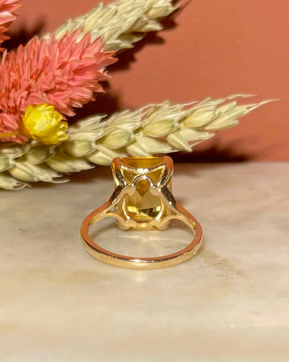 Bague Cocktail Citrine 6 Carats &quot;Asma&quot;
