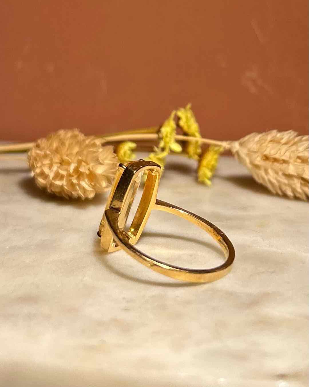 Bague cocktail Citrine "Apolline"