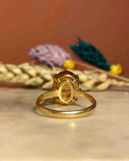 Bague Cocktail Citrine 4.80 Carats &quot;Yasmine&quot;