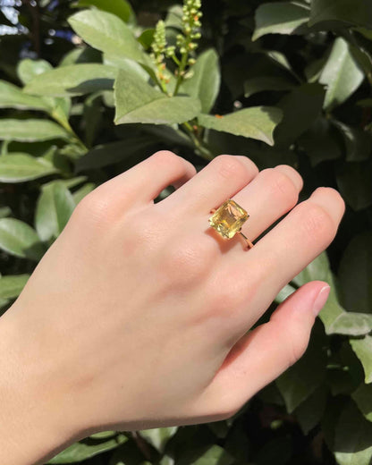 Bague Cocktail Citrine 6 Carats &quot;Nexie&quot;