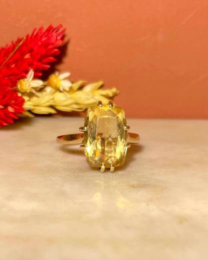 Citrine Cocktail Ring 6.75 Carats “Elenia”