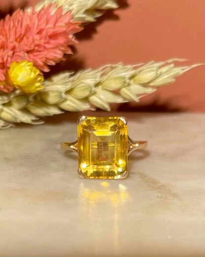 Bague Cocktail Citrine 6 Carats &quot;Asma&quot;