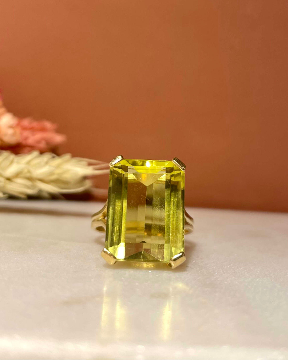 Bague Cocktail Citrine 10.80 Carats &quot;Liza&quot;