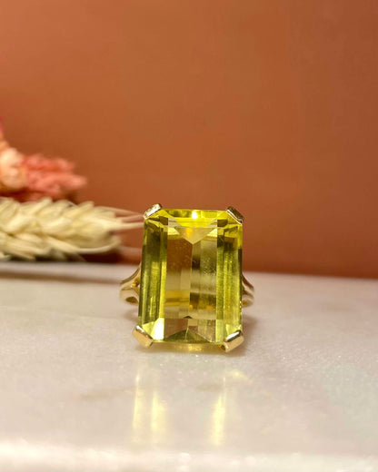 Citrine Cocktail Ring 10.80 Carats “Liza”