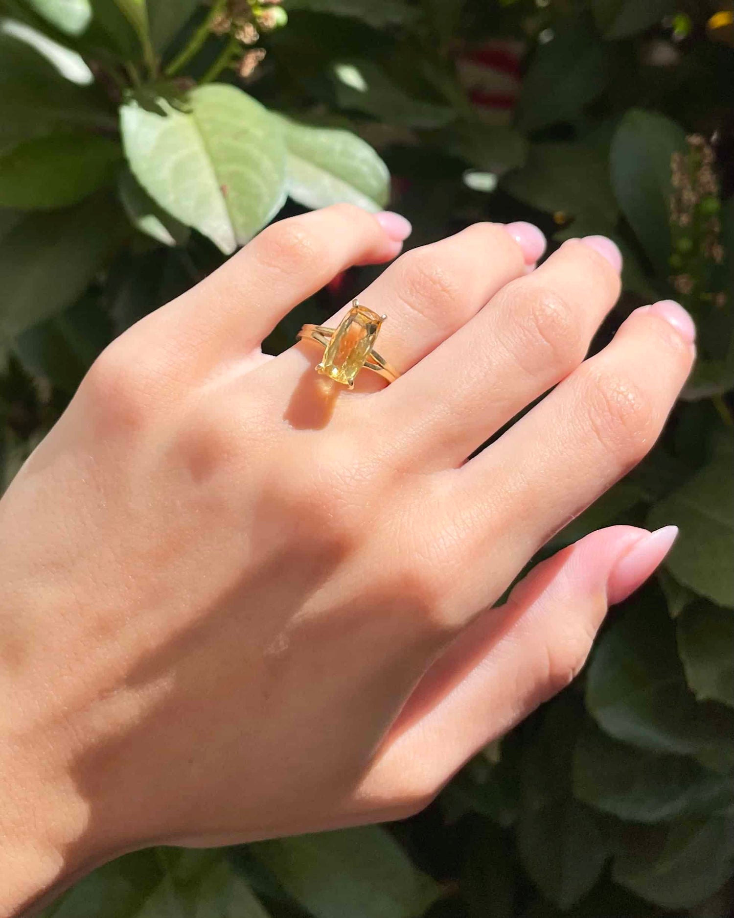 Bague Cocktail Citrine 3.30 carats &quot;Rhoda&quot;