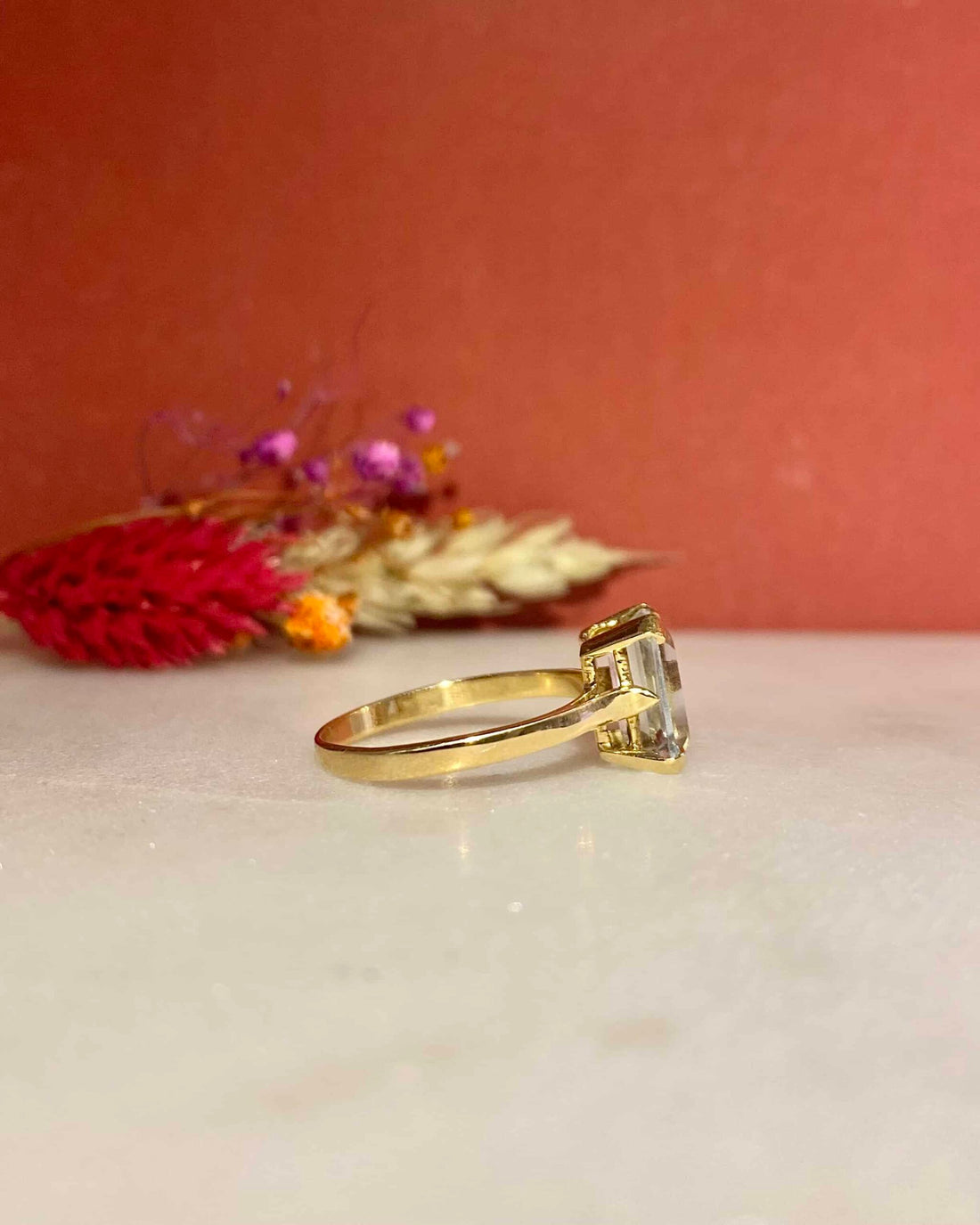 1.90 carat &quot;Penelope&quot; Aquamarine Solitaire Ring